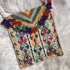 Handwoven handbag